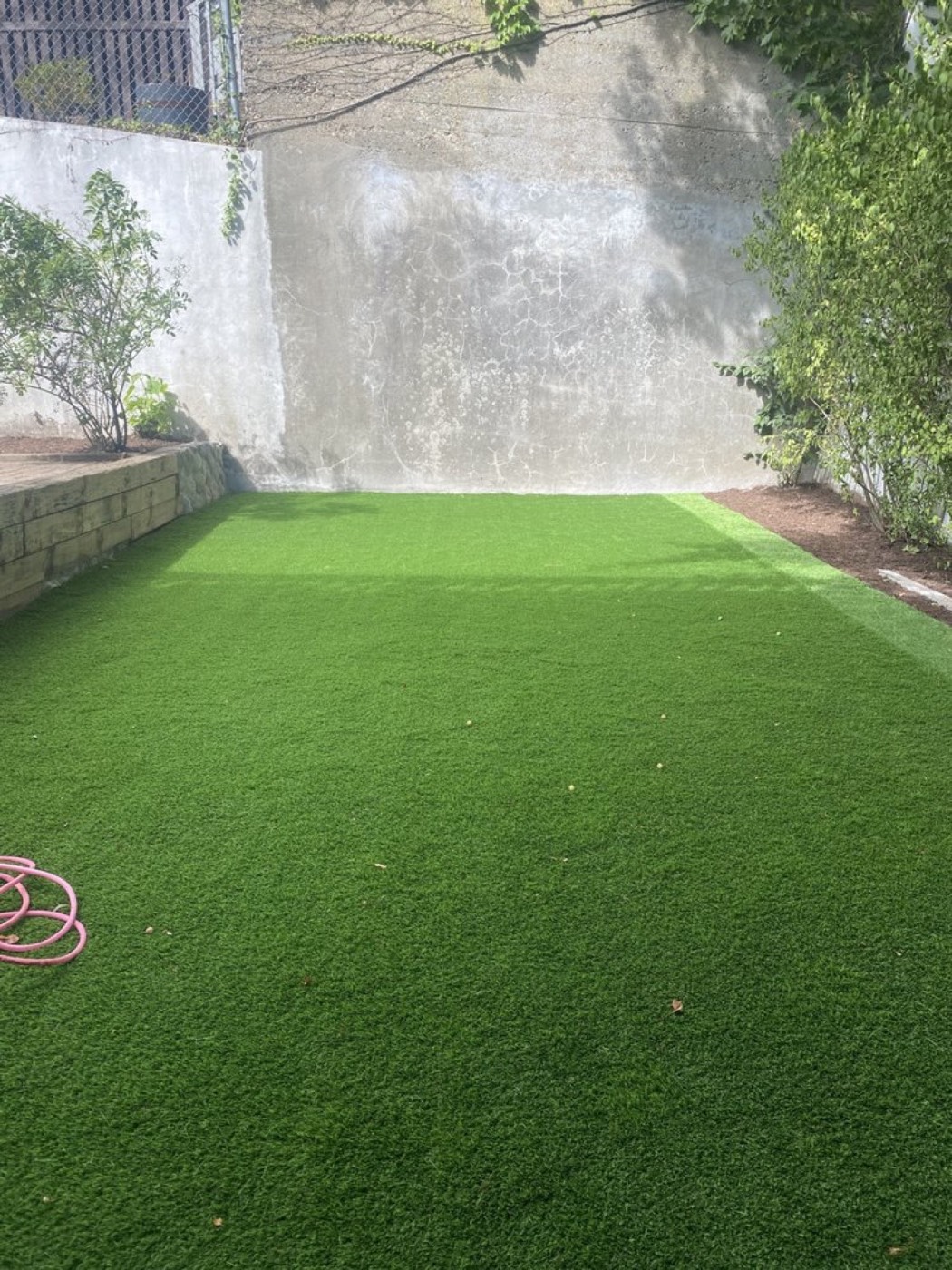 Artificial turf installation by RM Affordable Landscaping
