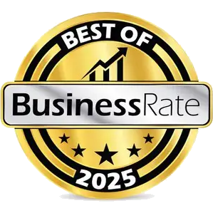 Best of BusinessRate 2025 award